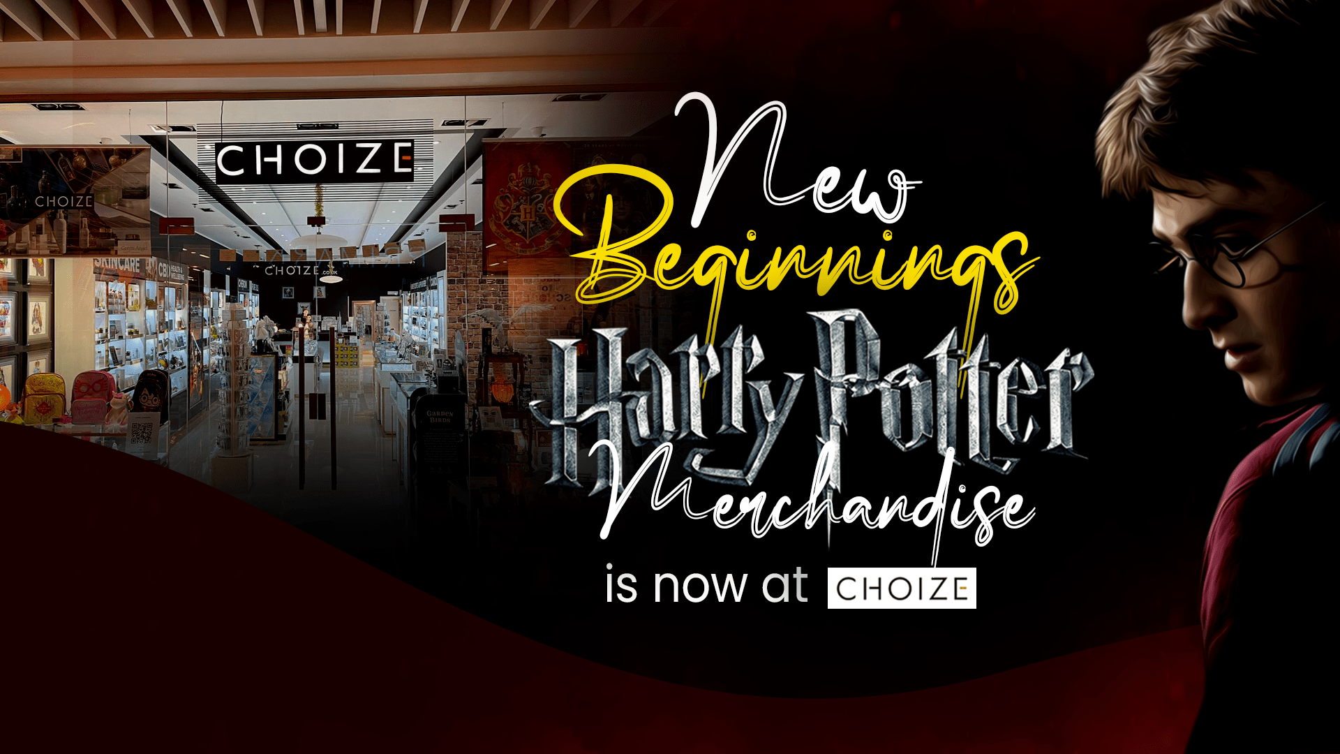 New Beginnings! Harry Potter Merchandise is Now at CHOIZE!