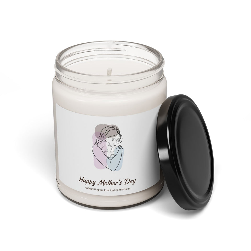 Mother's Day Soy Candle — 'Happy Mother's Day' Scented 9oz Jar