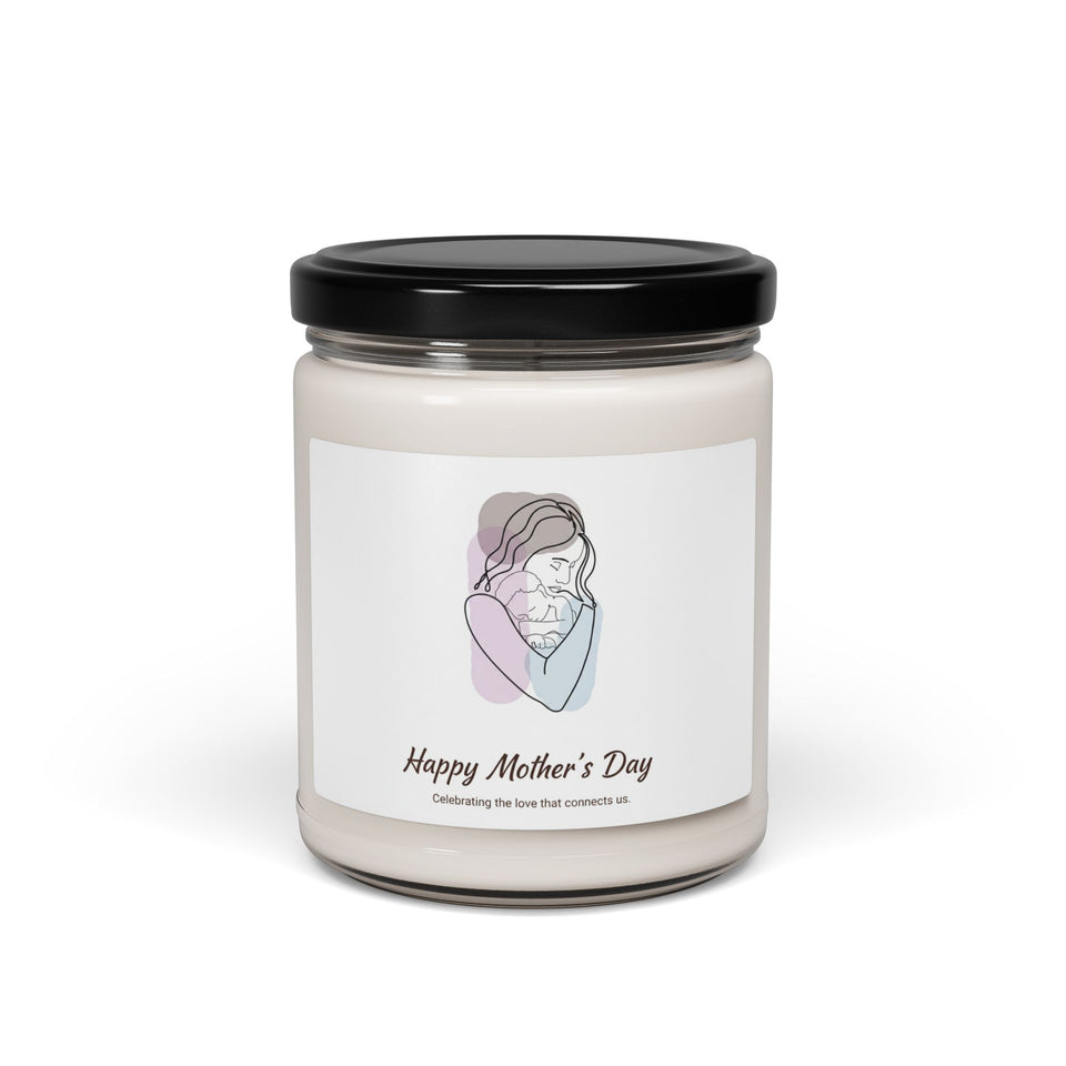 Mother's Day Soy Candle — 'Happy Mother's Day' Scented 9oz Jar
