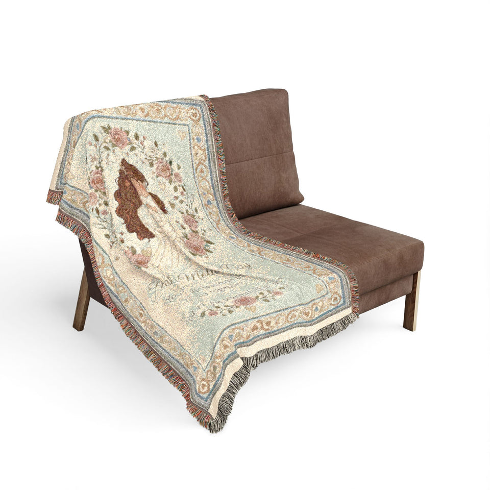 Mother's Day Woven Blanket — 'mother's day special' Cozy Throw Gift for Mom