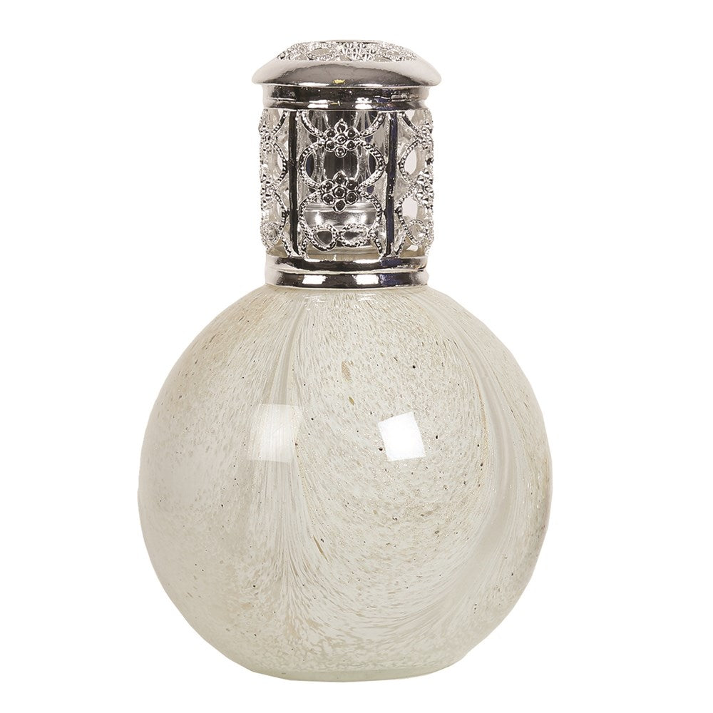 White Marble Fragrance Lamp- Large - Perfume shop