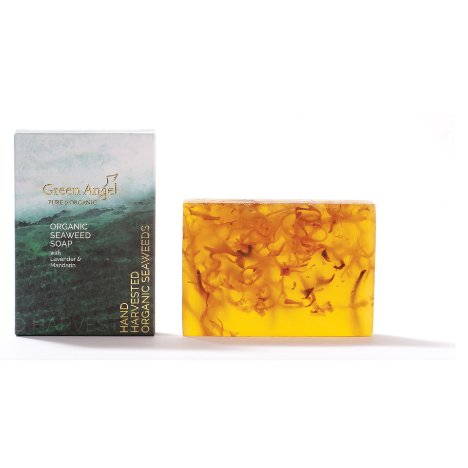 Green Angel Seaweed soap with Lavender and Mandarin